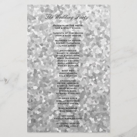 Prospectus 14 Cm X 21,6 Cm Programme | Crystal Silver (Dos)