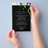 Prospectus 14 Cm X 21,6 Cm Programme tourbillon noir/blanc/vert citron gras (Poignée)