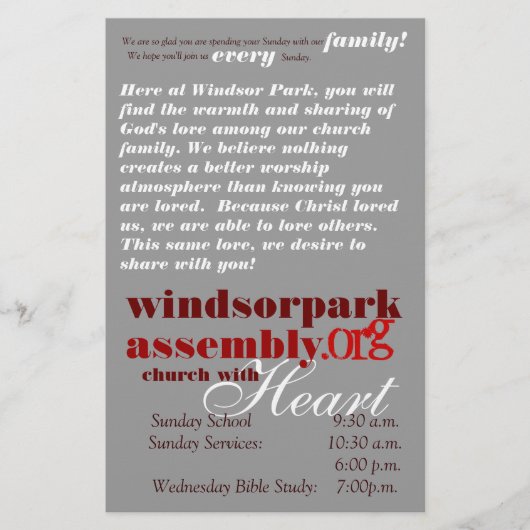 Prospectus 14 Cm X 21,6 Cm prospectus d'accueil (Devant)