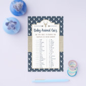 Prospectus 14 Cm X 21,6 Cm Quiz animal bébé, cerf de forêt (Simple)