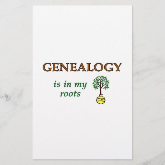 Prospectus 14 Cm X 21,6 Cm Racines de généalogie (Devant)