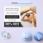 Prospectus 14 Cm X 21,6 Cm Remise pour massothérapeute professionnel (Simple)