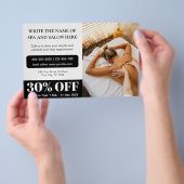 Prospectus 14 Cm X 21,6 Cm Remise pour massothérapeute professionnel (Poignée)