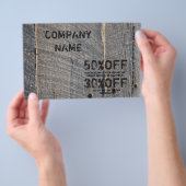 Prospectus 14 Cm X 21,6 Cm renovation bois grunge Menuiserie Construction (Poignée)