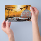 Prospectus 14 Cm X 21,6 Cm Rénovation Handyman Entrepreneur Construction (Poignée)