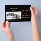 Prospectus 14 Cm X 21,6 Cm Rénovation Maison Retrait Entrepreneur Constructio (Poignée)