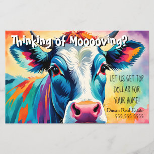 Prospectus 14 Cm X 21,6 Cm renvoi de la vache agricole vente vente