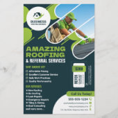 Prospectus 14 Cm X 21,6 Cm Réparations des services de toiture verte, install (Devant)