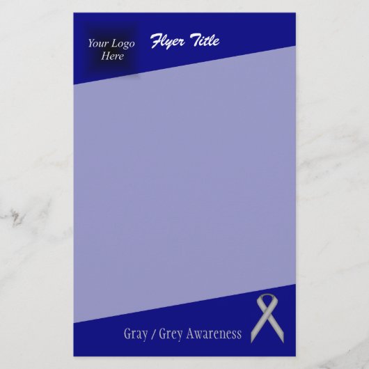 Prospectus 14 Cm X 21,6 Cm Ribbon gris/gris standard par Kenneth Yoncich (Devant)