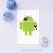 Prospectus 14 Cm X 21,6 Cm Robot Android puissant pirate (Simple)