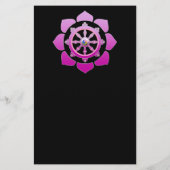 Prospectus 14 Cm X 21,6 Cm Roue de Dharma (Dos)