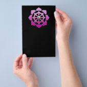 Prospectus 14 Cm X 21,6 Cm Roue de Dharma (Poignée)