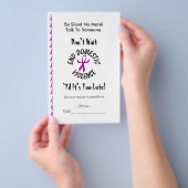 Prospectus 14 Cm X 21,6 Cm Ruban DVA (humanisé) (Poignée)