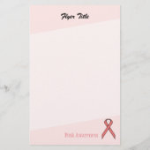 Prospectus 14 Cm X 21,6 Cm Ruban rose standard par Kenneth Yoncich (Dos)