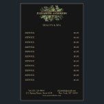Prospectus 14 Cm X 21,6 Cm Salon Botank moderne Schwarz Grün Schwarz<br><div class="desc">Elégant,  moderne,  Botanik,  Schwarz,  Grün Flyer. Editiere dein Produkt in wenigen Minuten indem Du deinen Namen,  Service und Preise eingibst. Über "weiteres personalisieren" kannst Du die Schriftart,  Farbe und Position individuell wählen.Flyer.</div>