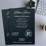 Prospectus 14 Cm X 21,6 Cm Salon de beauté noir blanc gris Gris Gris Police S<br><div class="desc">Présentant notre flyer de service personnalisable dans un design élégant noir, blanc et gris - l'outil promotionnel parfait pour les entreprises de T-shirts, les marques de vêtements et les salons de beauté. Adaptez ce dépliant pour présenter votre liste unique de services, ajoutez votre logo et incluez un code QR pour...</div>