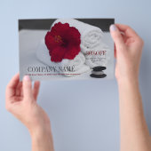 Prospectus 14 Cm X 21,6 Cm Salon SPA d'aromathérapie tropicale Massage d'entr (Poignée)