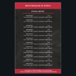 Prospectus 14 Cm X 21,6 Cm Schwarz, Rot<br><div class="desc">Circulaire à Schwarz Rot,  gut geeignet für Restaurants,  Essen-Lieferservice. Editieren Sie ihr Produkt einfach in dem Sie ihren Texte eingeben. Sie können die Schriftart,  Farbe und die Position individuell durch "weitere Personalisierung" auswählen.</div>