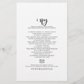 Prospectus 14 Cm X 21,6 Cm Script rustique I Spy Mariage Photo Scavenger (Devant)