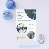 Prospectus 14 Cm X 21,6 Cm Service de nettoyage des maisons Circulaire d'affa (Simple)