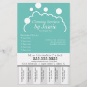 Prospectus 14 Cm X 21,6 Cm Service De Nettoyage Les Souds D'Affaires Éteignen (Devant)