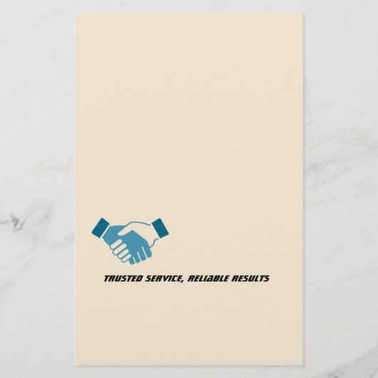 Prospectus 14 Cm X 21,6 Cm Service de nettoyage multiple (Dos)