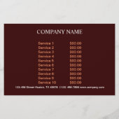 Prospectus 14 Cm X 21,6 Cm service traiteur épicerie italienne Alimentation p (Dos)