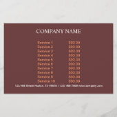 Prospectus 14 Cm X 21,6 Cm service traiteur épicerie italienne Alimentation p (Dos)