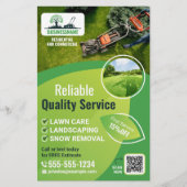 Prospectus 14 Cm X 21,6 Cm Services modernes de jardinage (Devant)