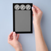 Prospectus 14 Cm X 21,6 Cm Silver (Poignée)