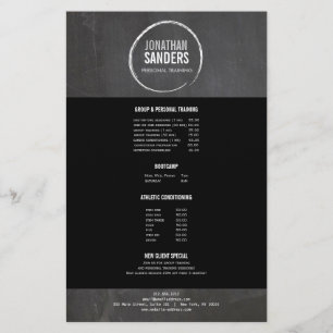 Prospectus 14 Cm X 21,6 Cm SKETCH LOGO DU FORMATEUR PERSONNEL Circulaire