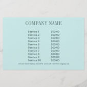 Prospectus 14 Cm X 21,6 Cm SPA aqua bleu plage bois étoile coquillages (Dos)