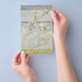 Prospectus 14 Cm X 21,6 Cm Sprig of Flowering Almond in a Glass by Van Gogh (Poignée)