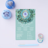 Prospectus 14 Cm X 21,6 Cm Spring Dreams Mandala Turquoise Intro | Service Fl (Simple)