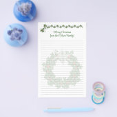 Prospectus 14 Cm X 21,6 Cm Starfish Christmas Newsletter Lined Paper (Simple)