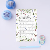 Prospectus 14 Cm X 21,6 Cm Summer Wildflower Baby Shower Bingo Game (Simple)