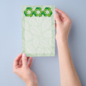 Prospectus 14 Cm X 21,6 Cm Symbole de recyclage (Poignée)