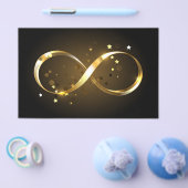 Prospectus 14 Cm X 21,6 Cm Symbole d'infini doré (Simple)