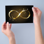 Prospectus 14 Cm X 21,6 Cm Symbole d'infini doré (Poignée)