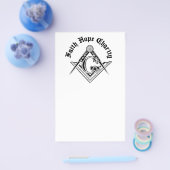 Prospectus 14 Cm X 21,6 Cm Symbole franc-maçonnerie (Simple)