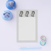 Prospectus 14 Cm X 21,6 Cm Symbole hibou noir (Simple)