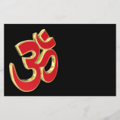 Prospectus 14 Cm X 21,6 Cm symbole Om (Dos)