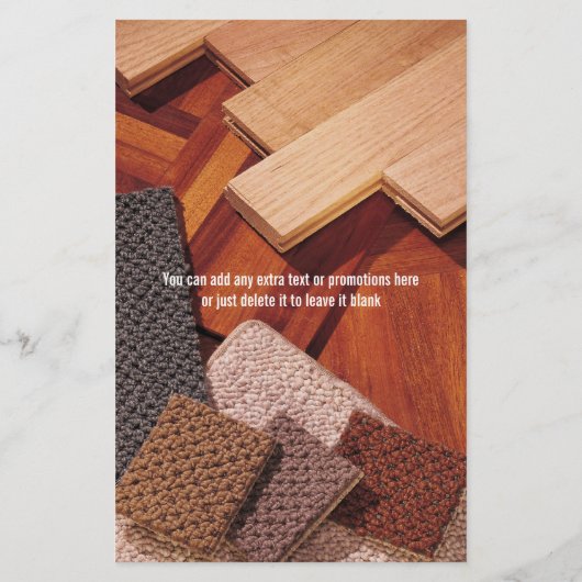 Prospectus 14 Cm X 21,6 Cm Tapis et sol Circulaire (Dos)