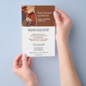 Prospectus 14 Cm X 21,6 Cm Tapis et sol Circulaire (Poignée)