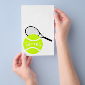 Prospectus 14 Cm X 21,6 Cm Tennis (Poignée)