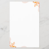 Prospectus 14 Cm X 21,6 Cm Thanksgiving Fall Feuilles Dîner Invitation (Dos)