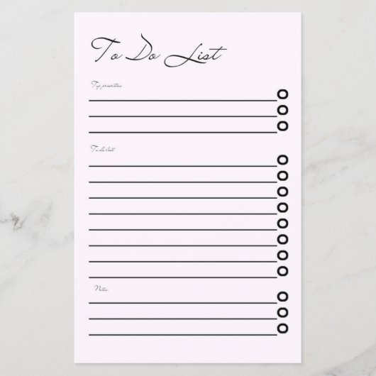 Prospectus 14 Cm X 21,6 Cm To Do List Planner (Devant)