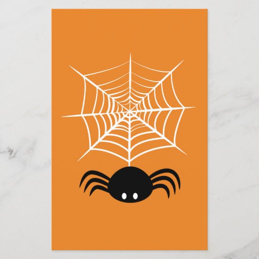 Prospectus 14 Cm X 21,6 Cm Toile d'araignée Halloween (Devant)