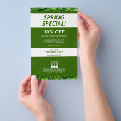 Prospectus 14 Cm X 21,6 Cm Topiary Trio Gardener Paysage Vert/Blanc (Poignée)