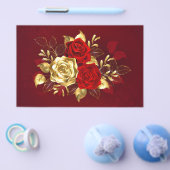 Prospectus 14 Cm X 21,6 Cm Trois Roses de bijoux (Simple)